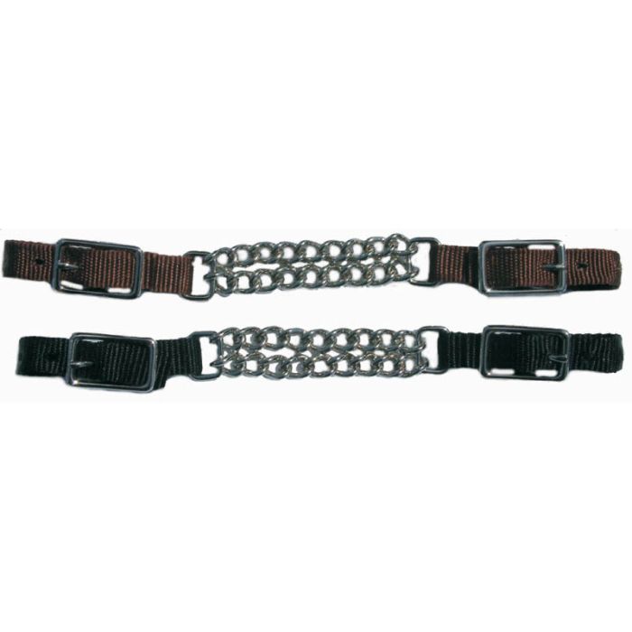 Double Chain Nylon Curb Strap