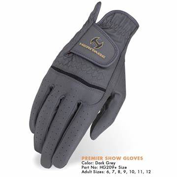 HERITAGE ADULT PREMIER SHOW GLOVE - 1 Left Size 10