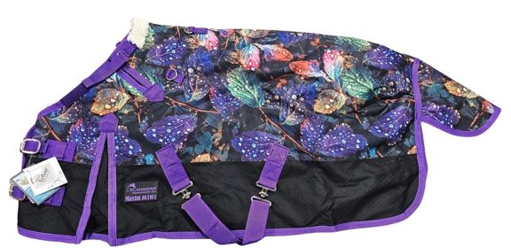 Canadian Horsewear Cosmic Garden Mini Blanket 200gm - 57"