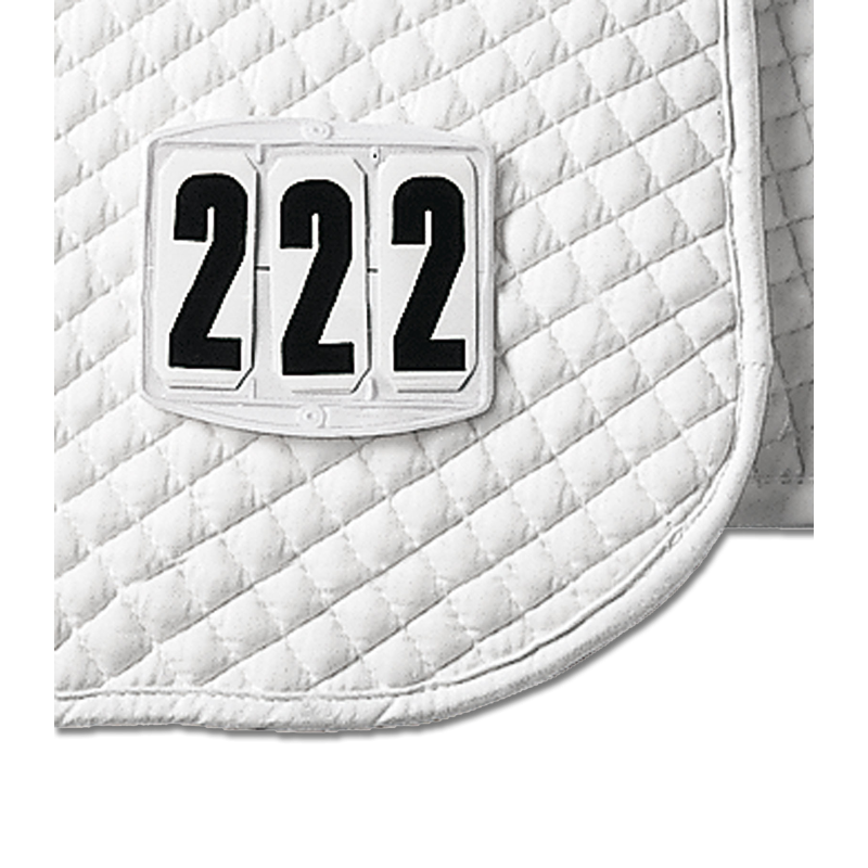 Saddle Pad Blanket Numbers