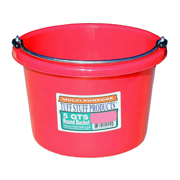 Tuff Stuff Small Round Buckets 5QT - 2 Left